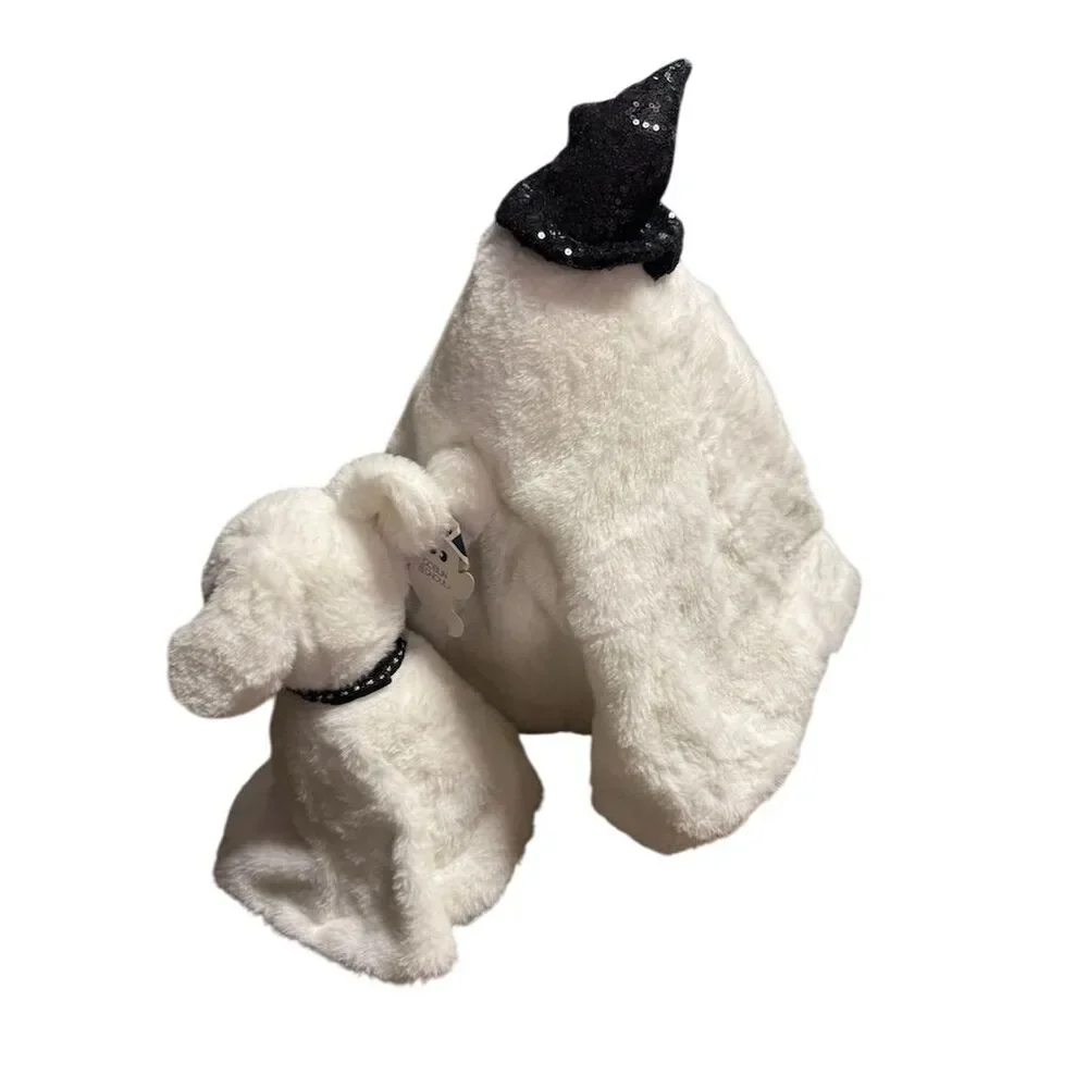 Goblin & Ghoul Ghost and Dog Plush Set Halloween Decor